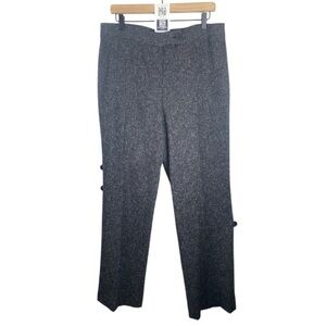 JONES NEW YORK SIGNATURE black white thread tweed like fabric // Wms 12